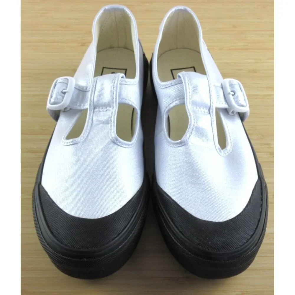 Vans Women's Style 93 Mary Jane Coated Canvas True White Shoes Size 7.5 NIB